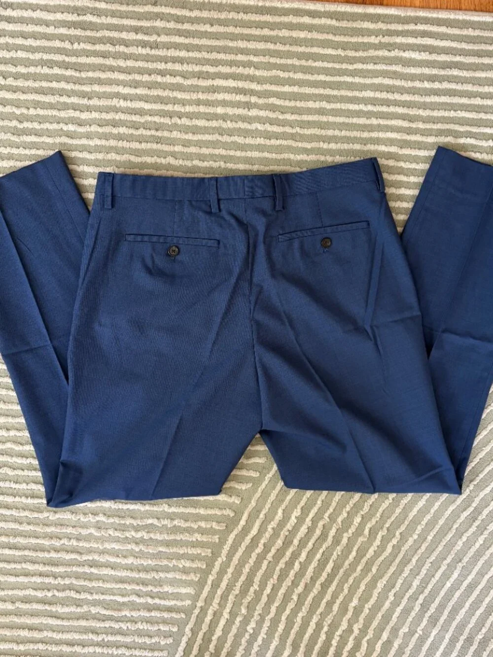 Banana Republic Blue Wool Dress Trousers